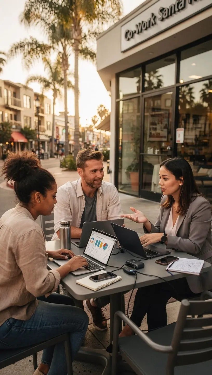 Modern smart streetlights illuminating a residential neighborhood at dusk with energy-efficient LED technology.